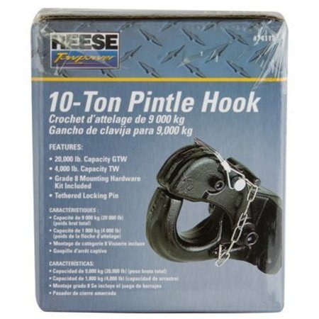 CEQUENTNSUMER PRODUCTS 10Ton Pintle Ball Hook 74118